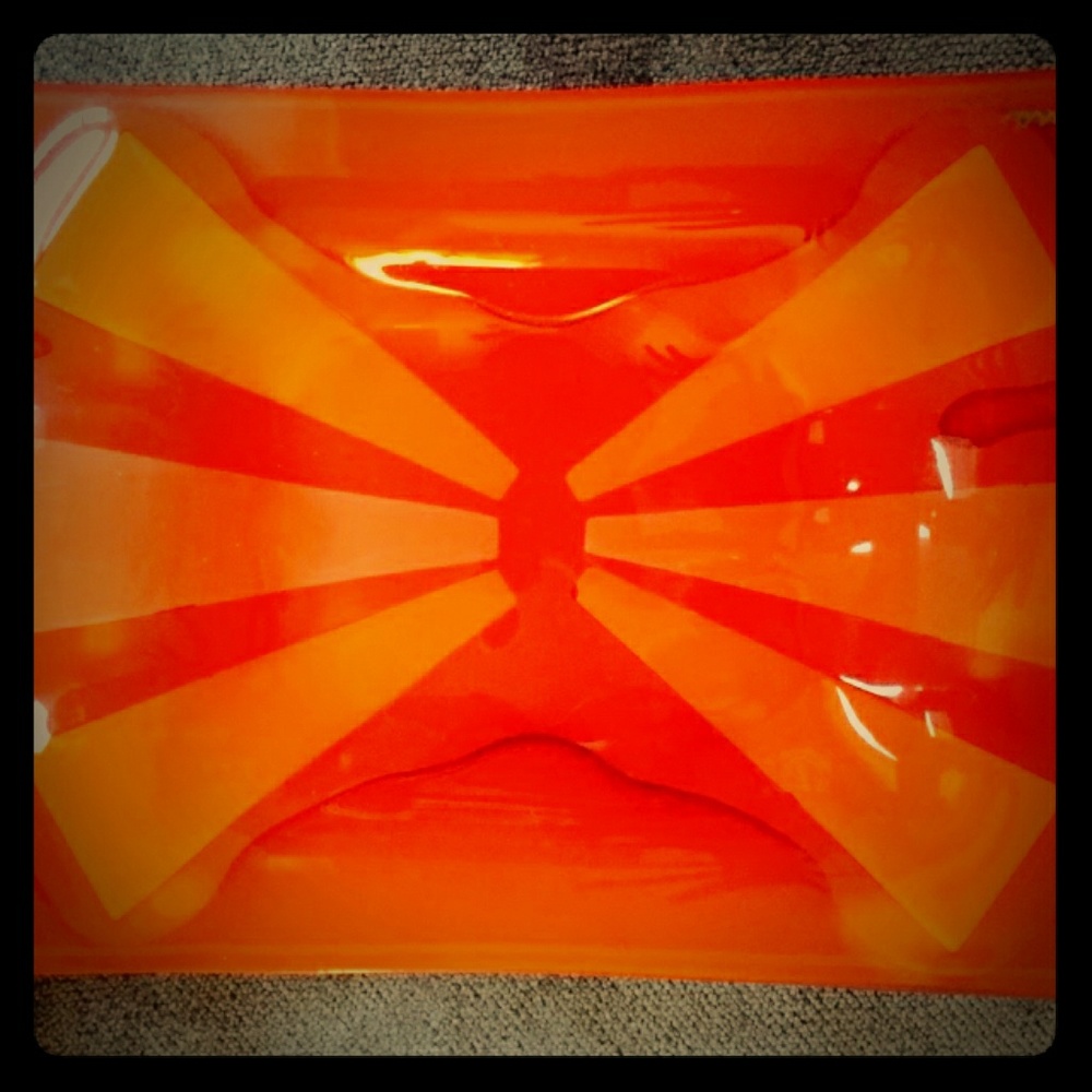 Higgins Rare Glass Art -Vintage Ashtray